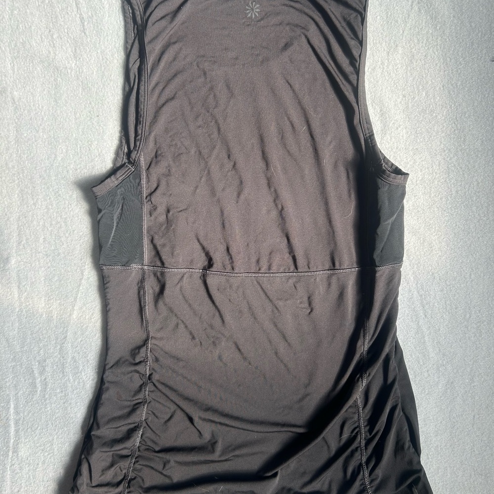 Athleta- Black/Gray, Sleeveless Women's Top